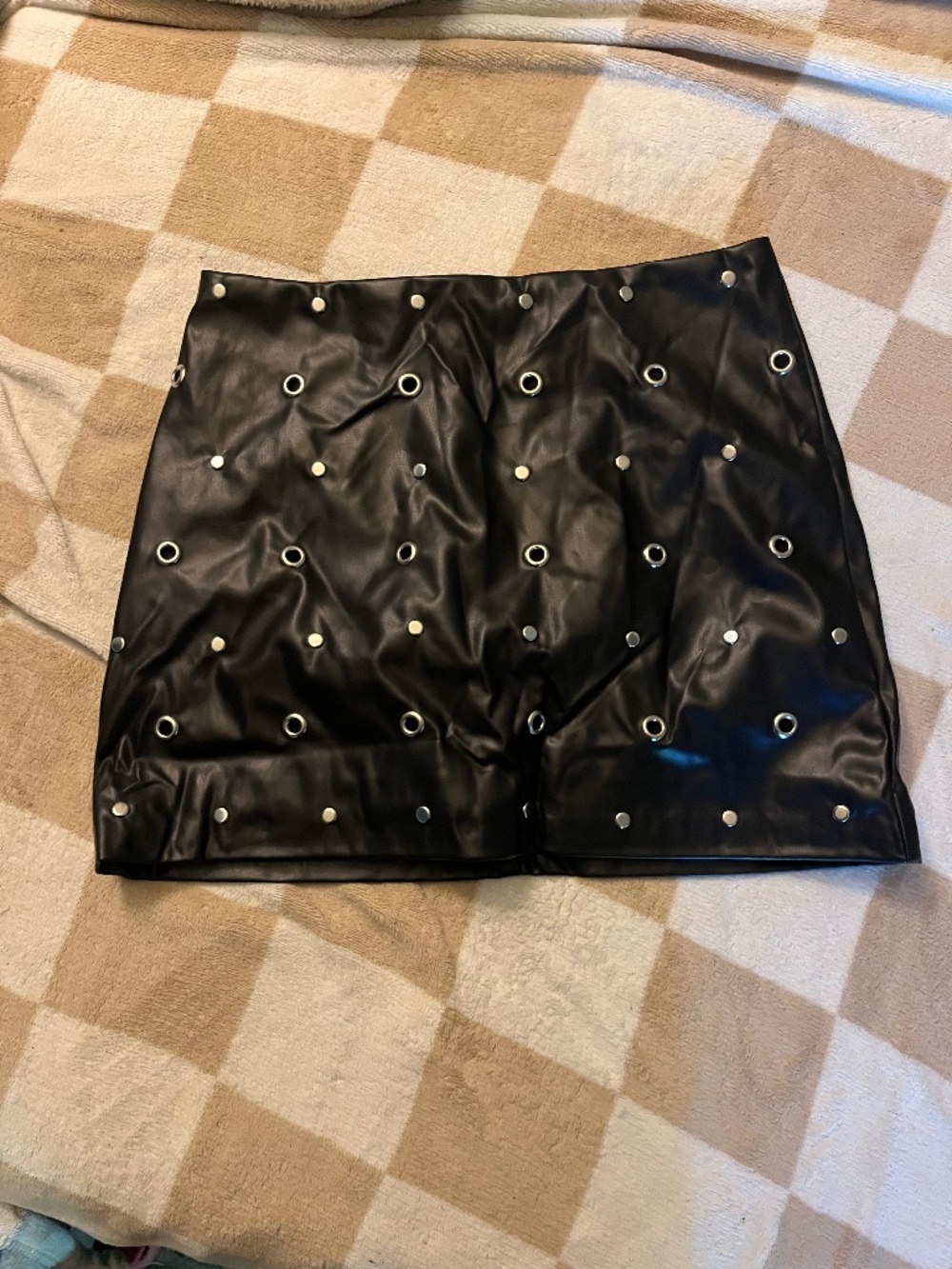 Leather Mini Skirt